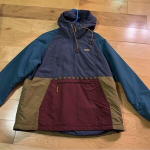 LL Bean Mountain Classic Anorak, Multi-Color women’s 1X